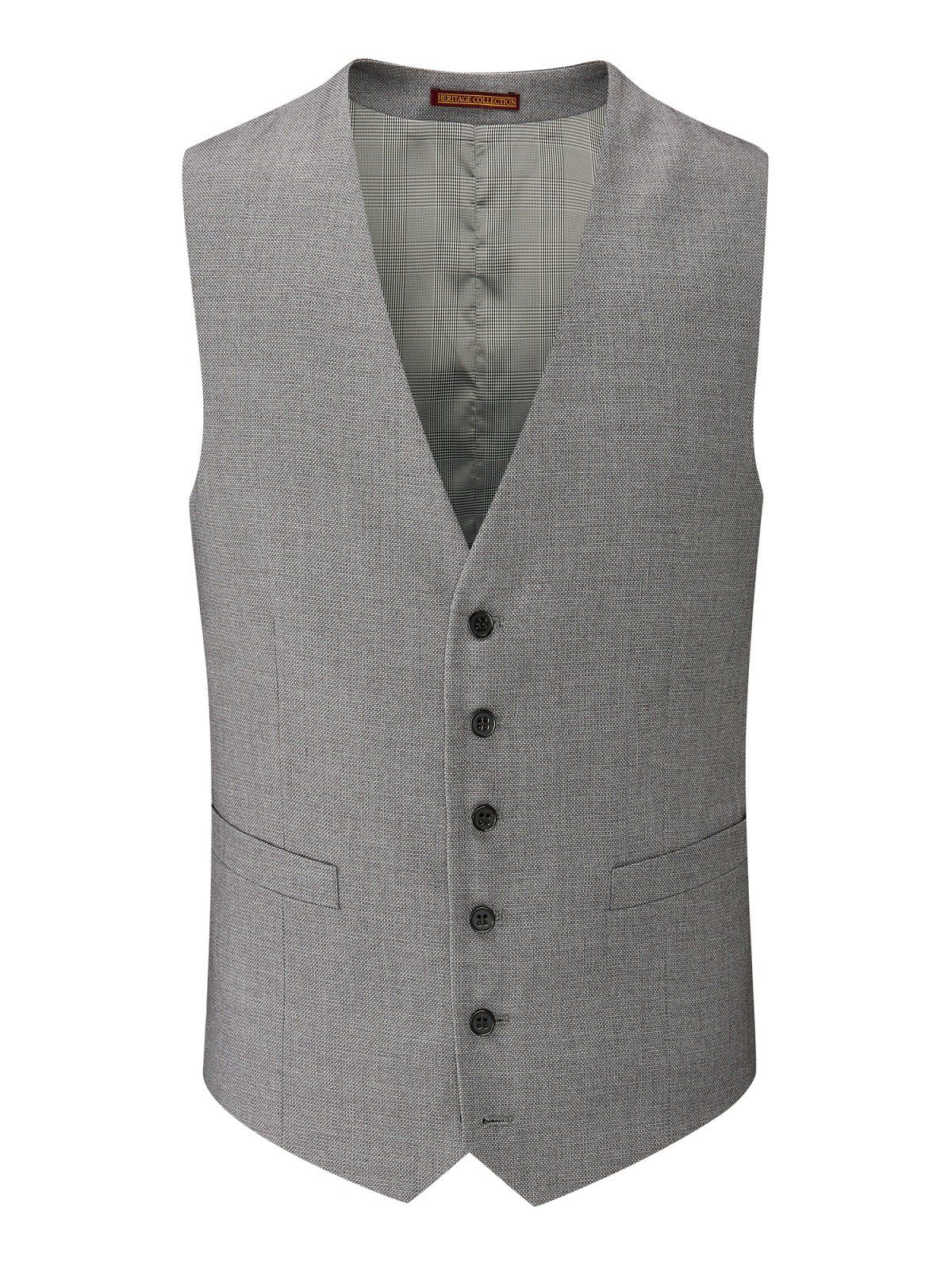 Skopes Kyle X-Long Silver Waistcoat Grey