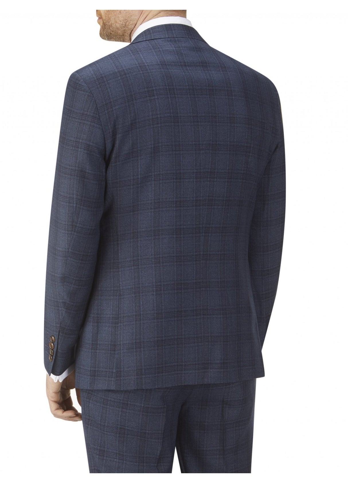Skopes Mosley Blue Check Sports Jacket Blue