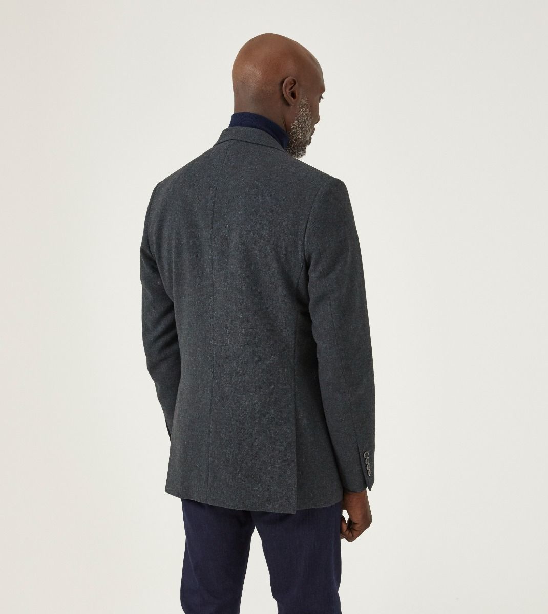 Skopes Ruthin Teal Tweed Sports Jacket Teal