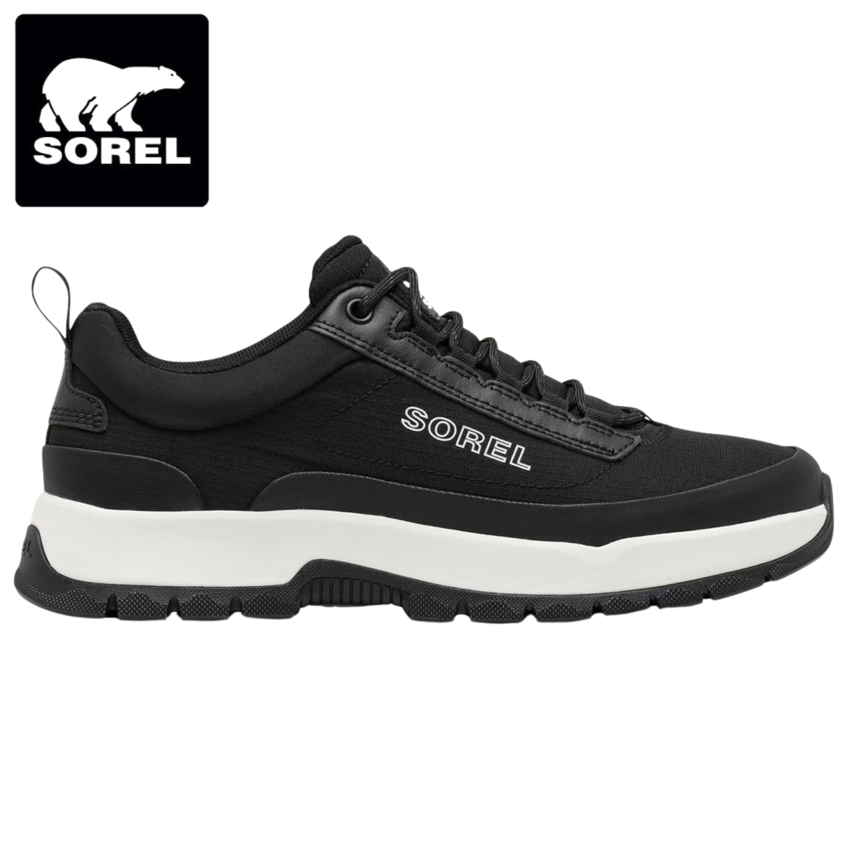 Sorel Outing Low Black & Salt Sneakers Black