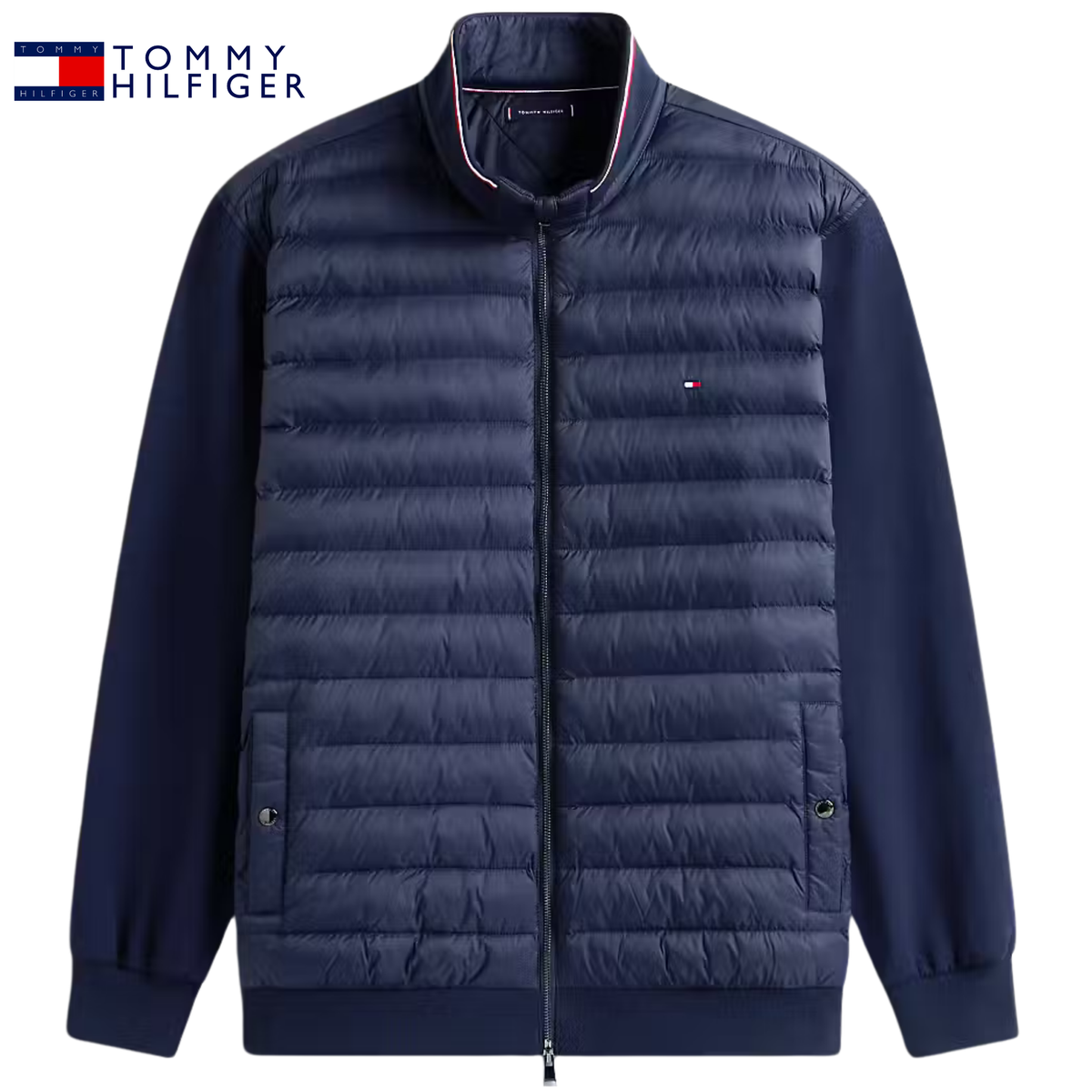 Tommy Hilfiger Mix Media Navy Jacket Navy