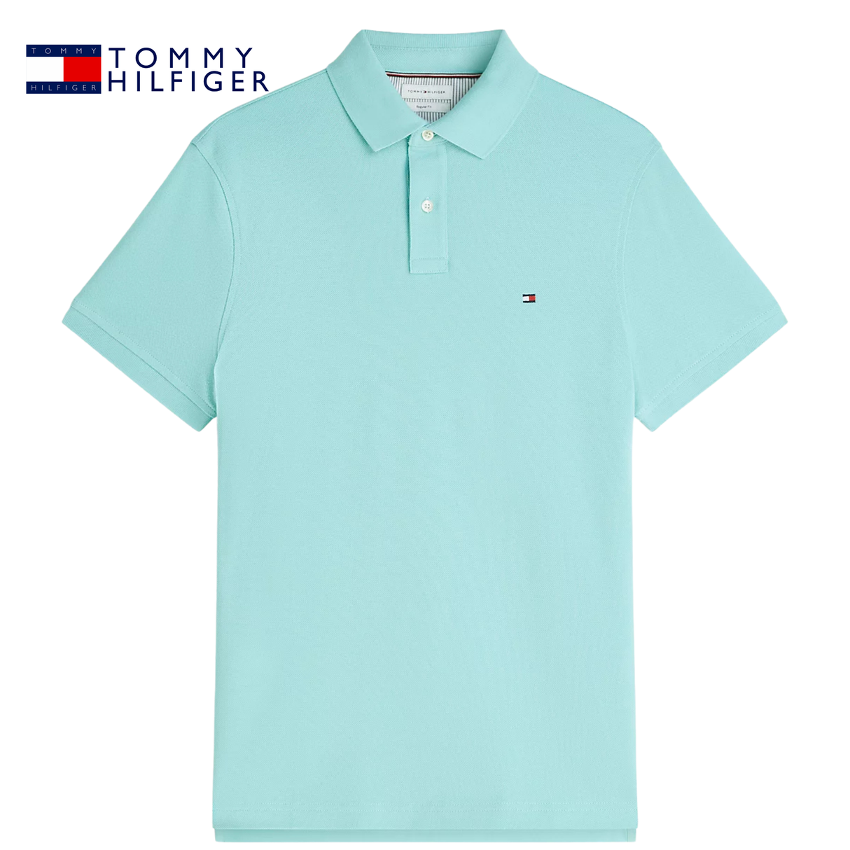 Tommy Hilfiger 1985 Arctic Aqua Polo Green