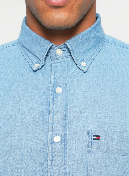 Tommy Hilfiger Bedford Indigo Shirt Blue