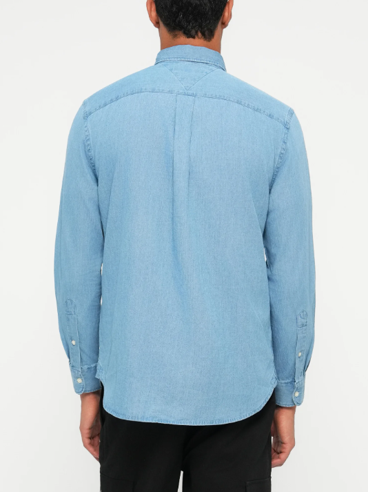 Tommy Hilfiger Bedford Indigo Shirt Blue