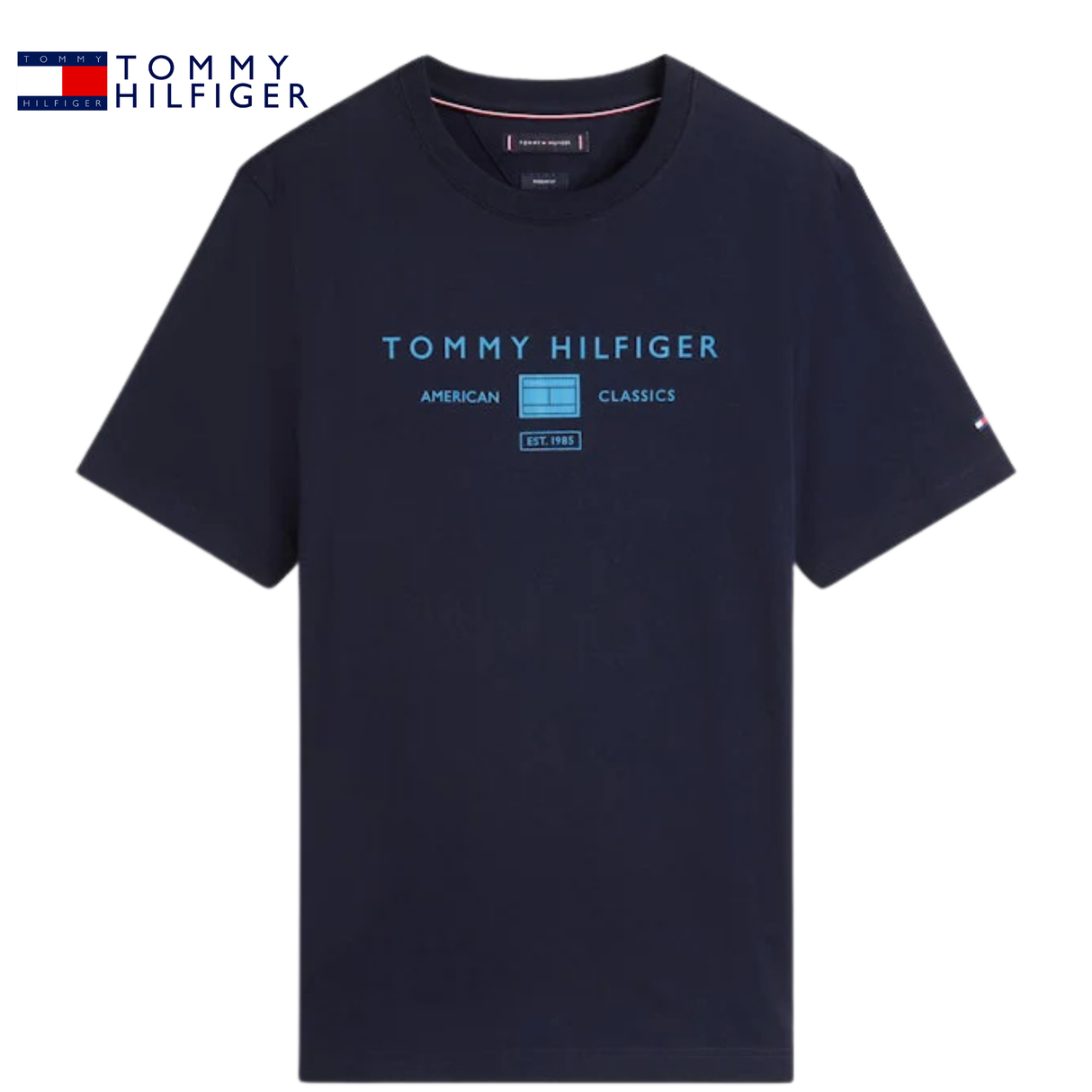 Tommy Hilfiger Brand Love Navy Tee Navy