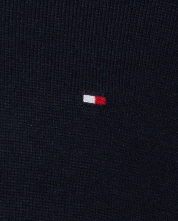Tommy Hilfiger Cashmere Navy V-Neck Knit Navy
