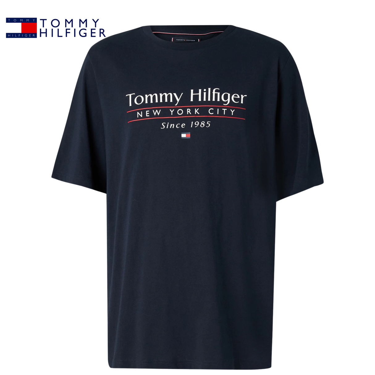 Tommy Hilfiger Center Logo Navy Tee Navy