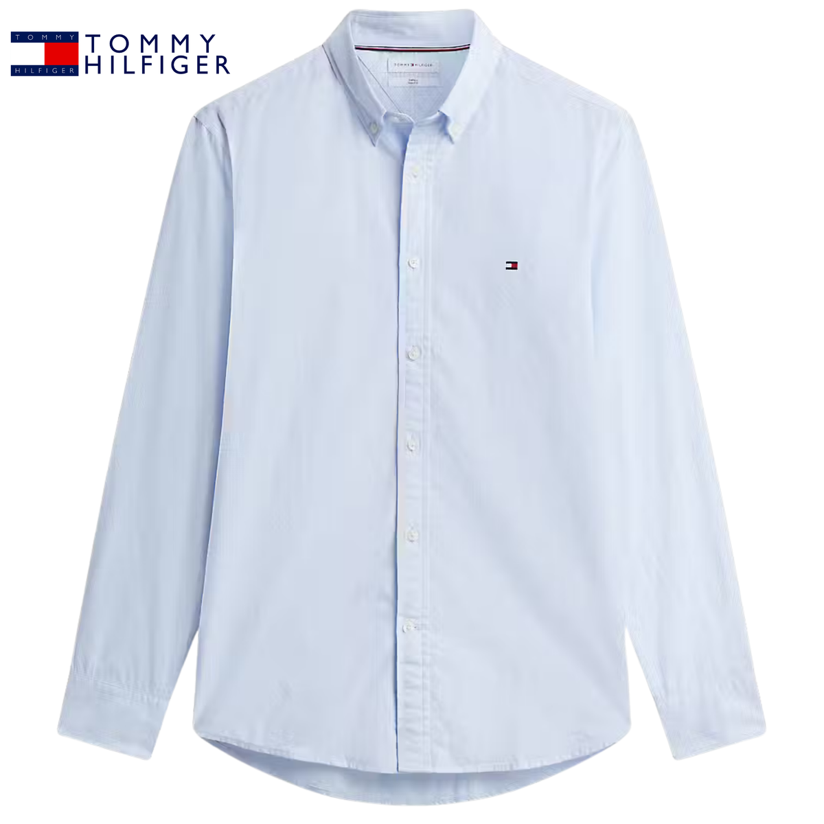 Tommy Hilfiger Flex Blue Spotted Shirt Blue
