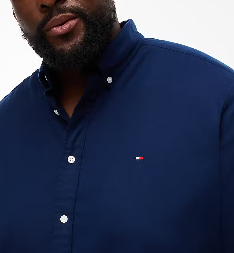 Tommy Hilfiger Solid Flannel Navy Shirt Navy