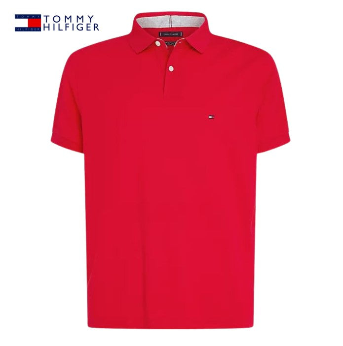 Tommy Hilfiger 1985 Primary Red Polo Red