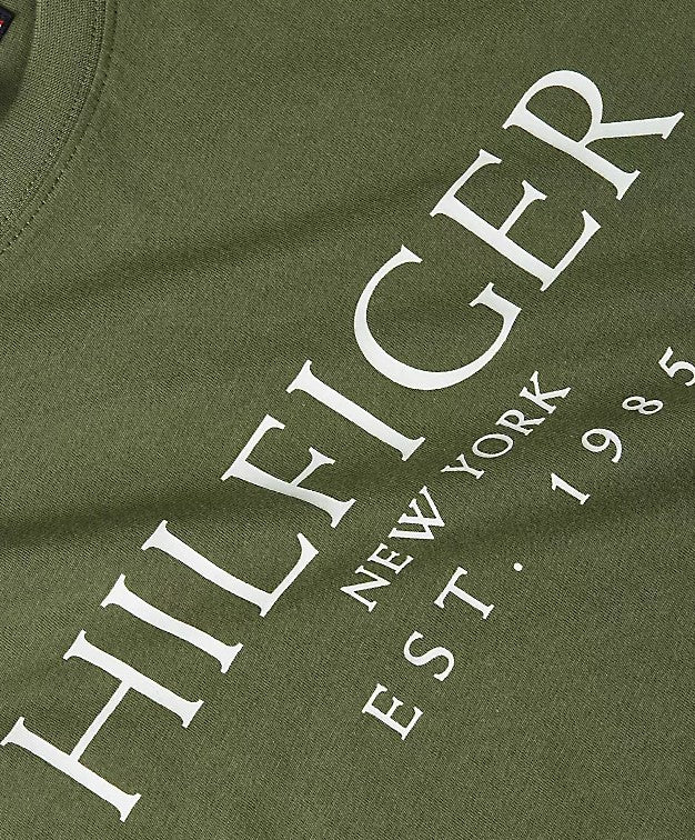 Tommy Hilfiger Battle Logo Green T-Shirt Green