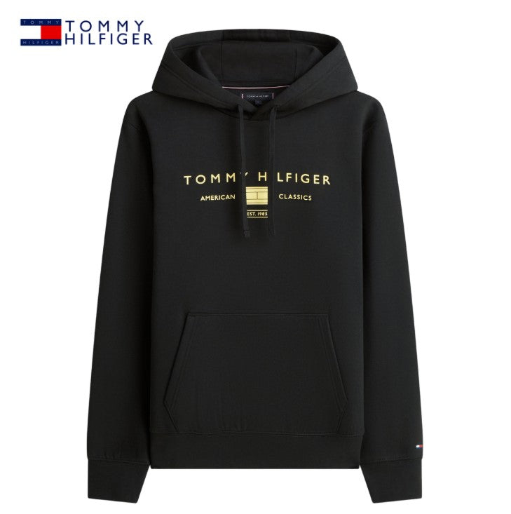 Tommy Hilfiger Brand Love Black Hoodie Black