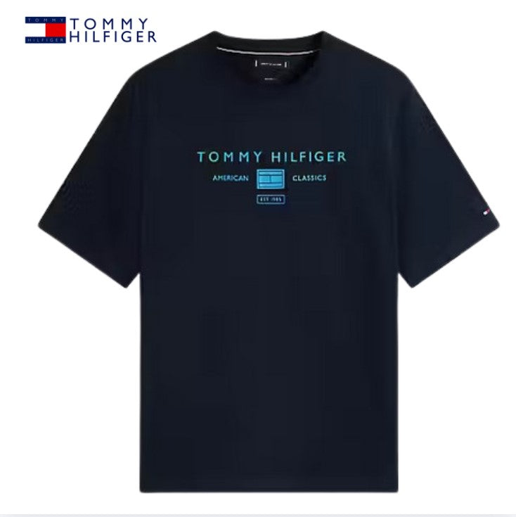 Tommy Hilfiger Brand Love Navy Tee Navy