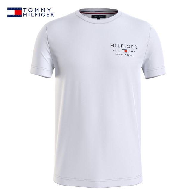 Tommy Hilfiger Brand Love Logo White Tee White