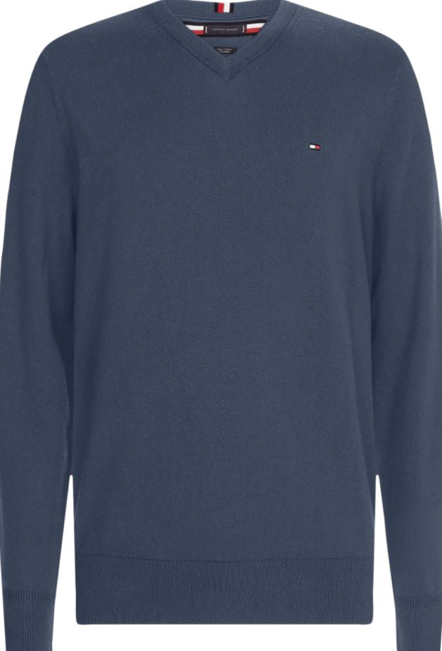Tommy Hilfiger Cashmere Mix Indigo Knit Navy
