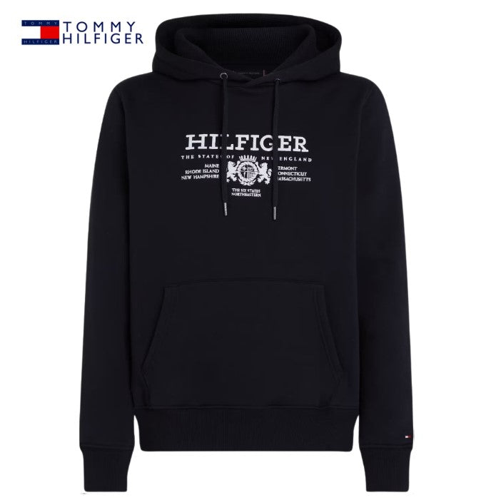 Tommy Hilfiger Crest Logo Navy Hoodie Navy