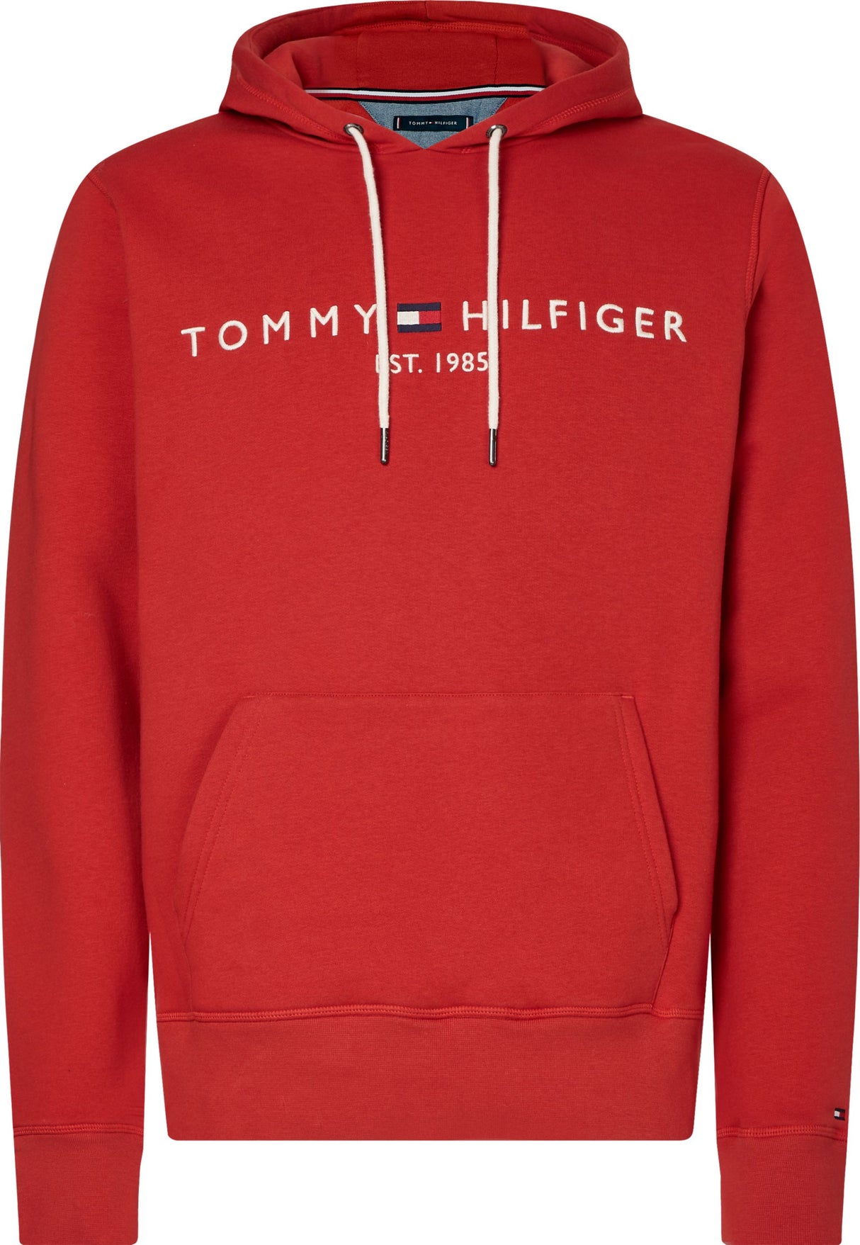 Tommy Hilfiger Empire Red Logo Hoody Red