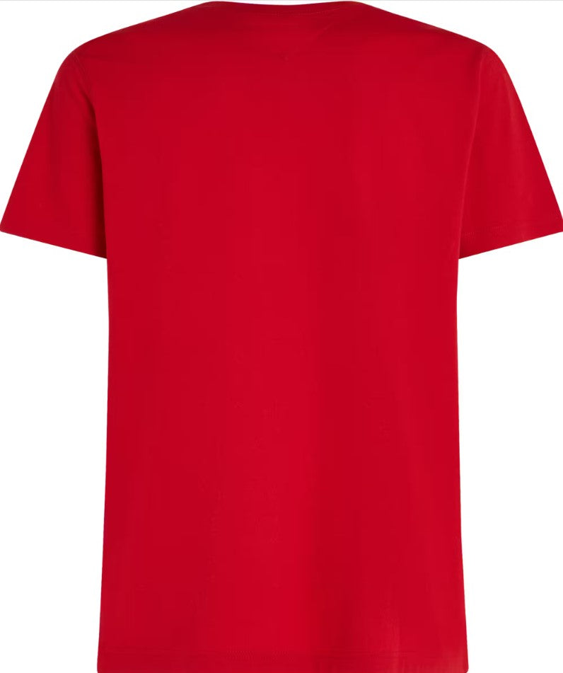 Tommy Hilfiger Essential Logo T-Shirt Red