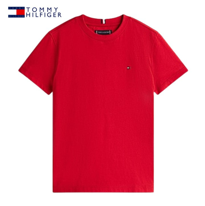 Tommy Hilfiger Essential Logo T-Shirt Red