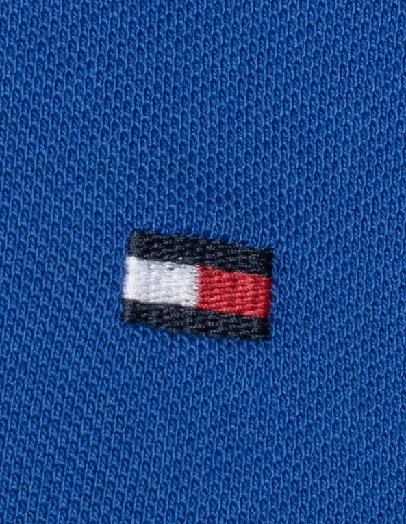 Tommy Hilfiger Flag Placket Blue Polo Blue