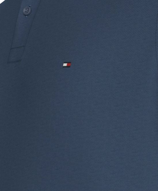 Tommy Hilfiger Flag Placket Dark Sea Pol Navy