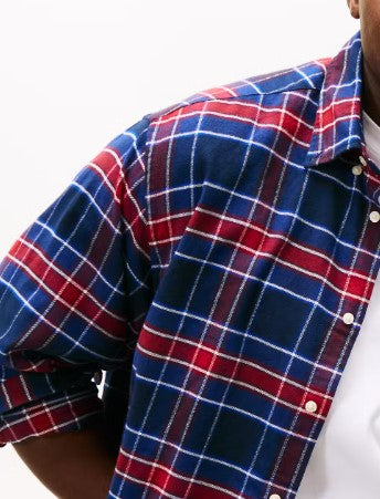 Tommy Hilfiger Flannel Tartan Shirt Red