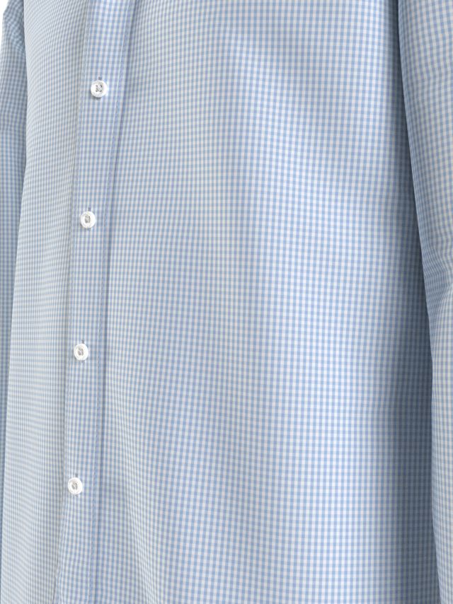 Tommy Hilfiger Flex Gingham Blue Shirt Sky Blue
