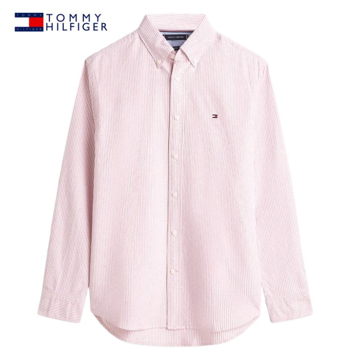 Tommy Hilfiger Heritage Stripe Shirt Pink