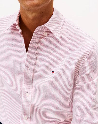 Tommy Hilfiger Heritage Stripe Shirt Pink