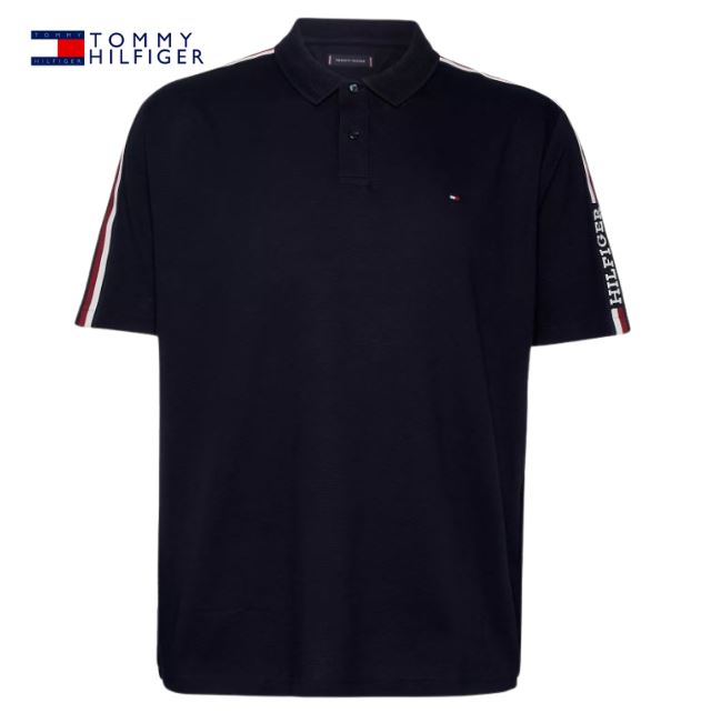 Tommy Hilfiger Mono Global Navy Polo Navy