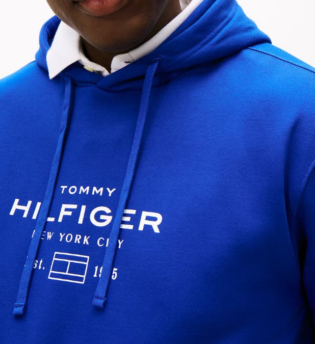 Tommy Hilfiger Oval Graphic Blue Hoodie Blue