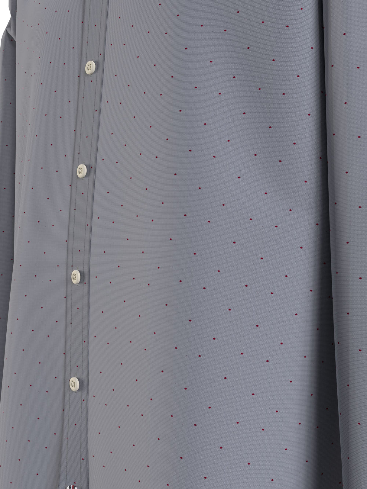Tommy Hilfiger Oxford Red Spotted Shirt Navy