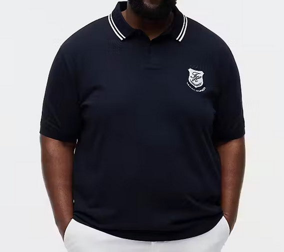 Tommy Hilfiger Pique Navy Polo Navy