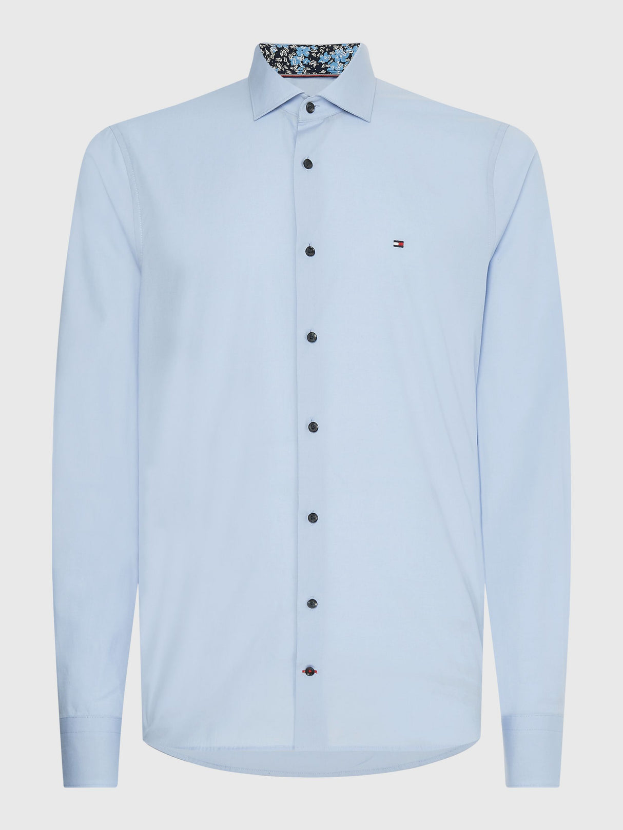 Tommy Hilfiger Poplin Sky Blue Shirt Blue