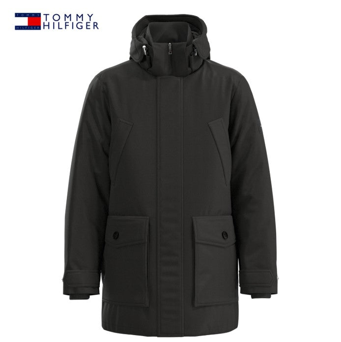 Tommy Hilfiger Rockie Navy Parka Jacket Black