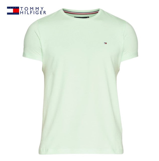 Tommy Hilfiger Stretch Logo Mint Tee Green