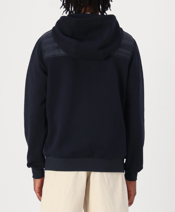 Tommy Hilfiger Mix Media Hooded Jacket Navy