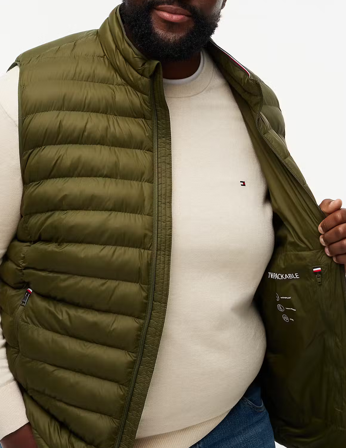 Tommy Hilfiger Packable Huntsman Gillet Green