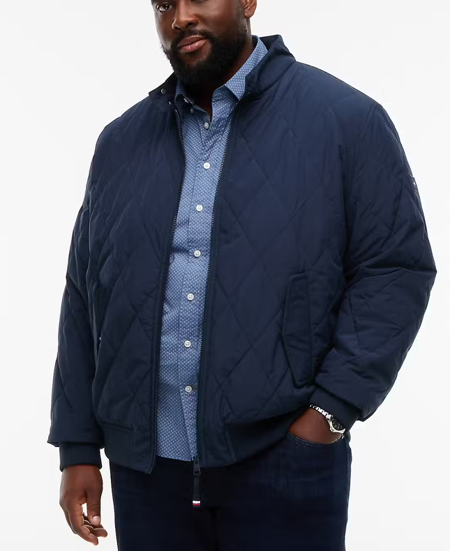 Tommy Hilfiger Quilted Harrington Jacket Navy