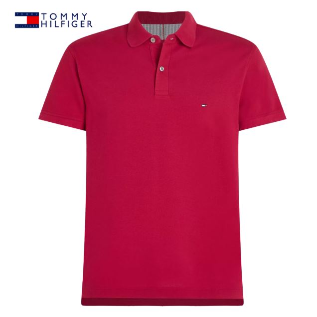 Tommy Hilfiger 1985 Royal Berry Polo Red