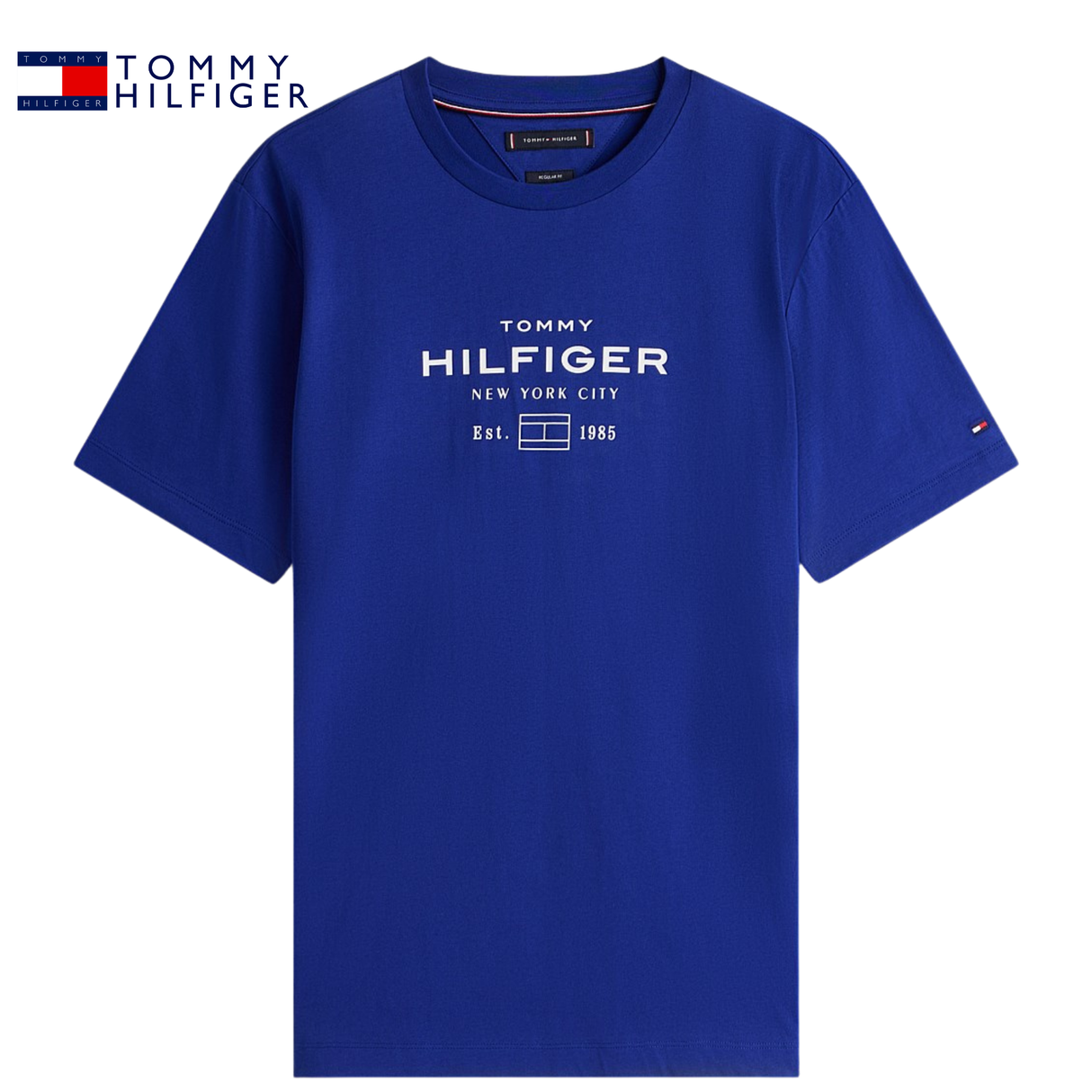 Tommy Hilfiger Stack Graphic Blue Tee Blue