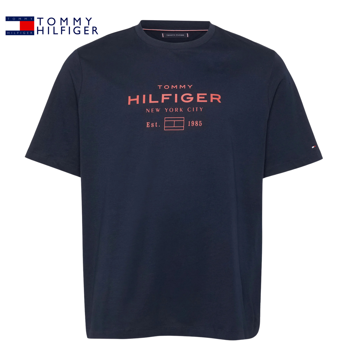 Tommy Hilfiger Stack Graphic Navy Tee Navy