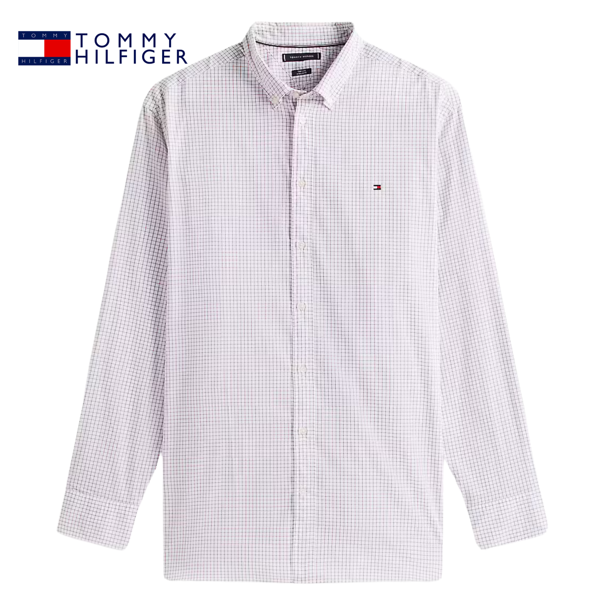 Tommy Hilfiger Tattrsall Check Shirt White