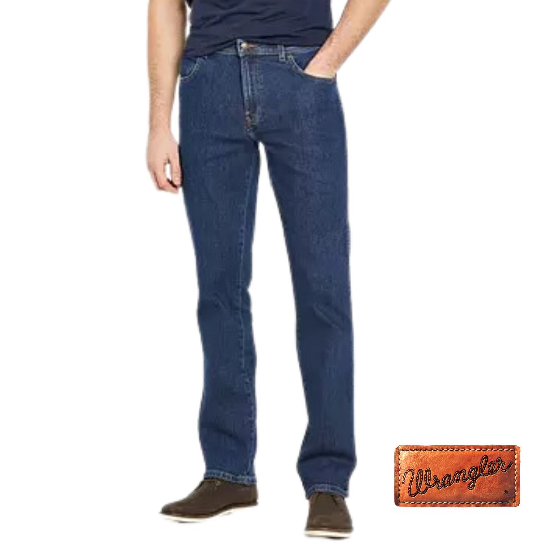 Wrangler Texas Stretch Darkstone Jeans Blue