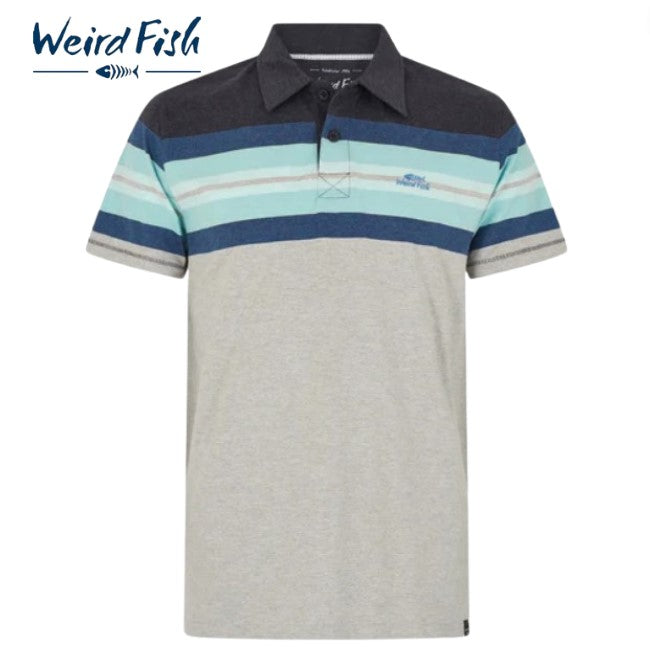 Weird Fish Albury Sky Blue Polo Blue