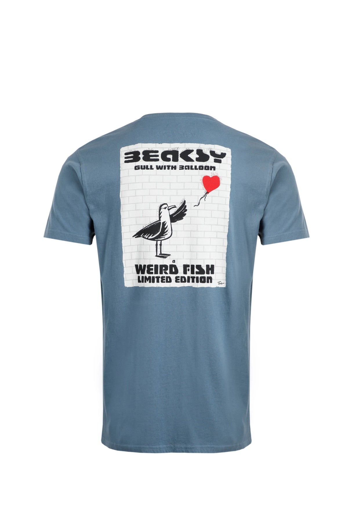 Weird Fish Artist Beaksy Blue T-Shirt Blue