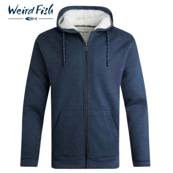 Weird Fish Camborne Blue Hoodie Navy