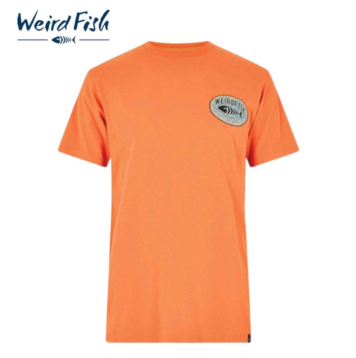Weird Fish Eco Surf Mango T-Shirt Orange