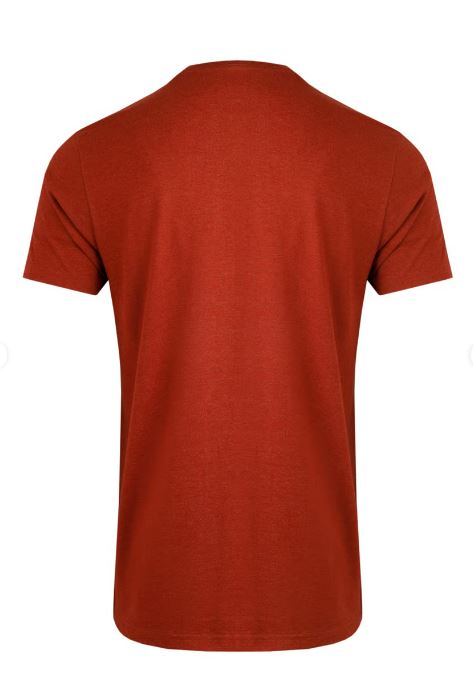 Weird Fish Fished Burnt Henna T-Shirt Red