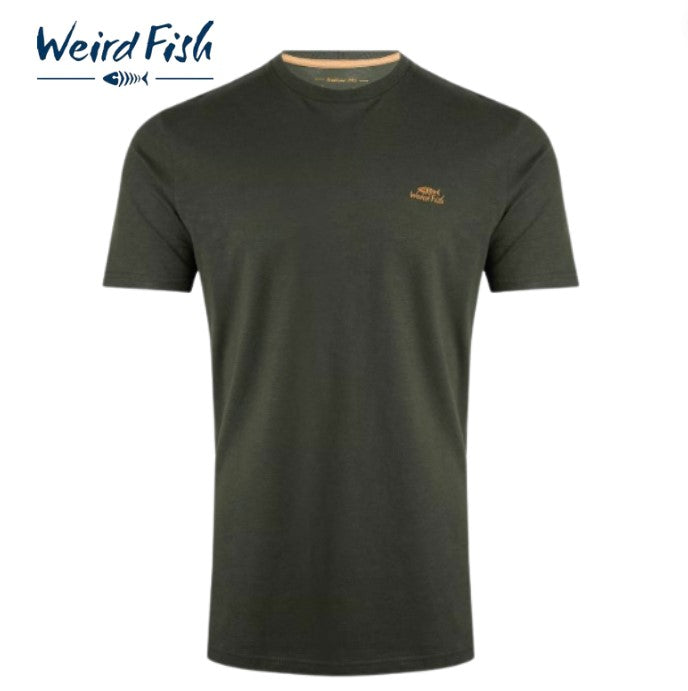 Weird Fish Fished Organic Fir Green Tee Green